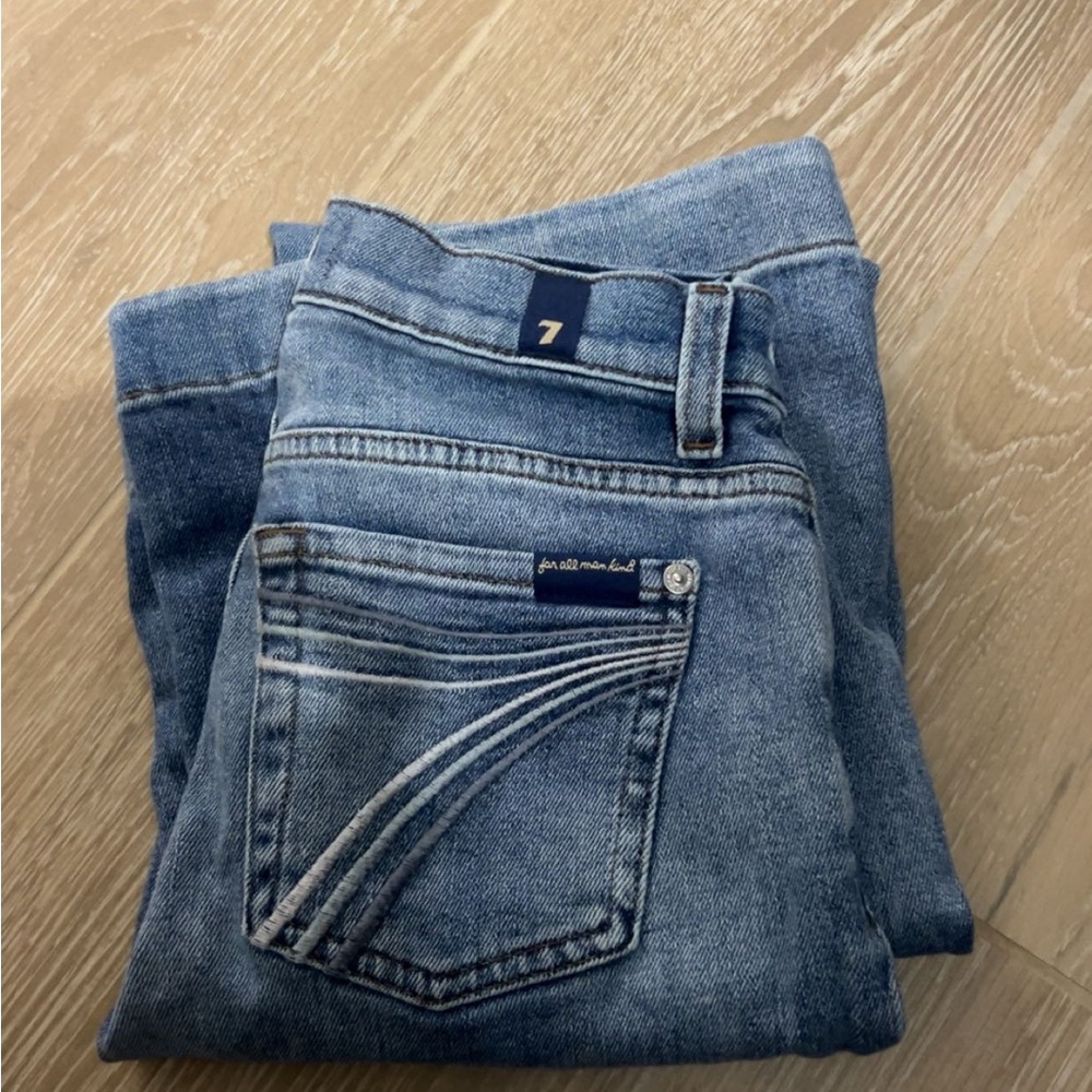 7 For All Mankind Light Blue Denim Jeans